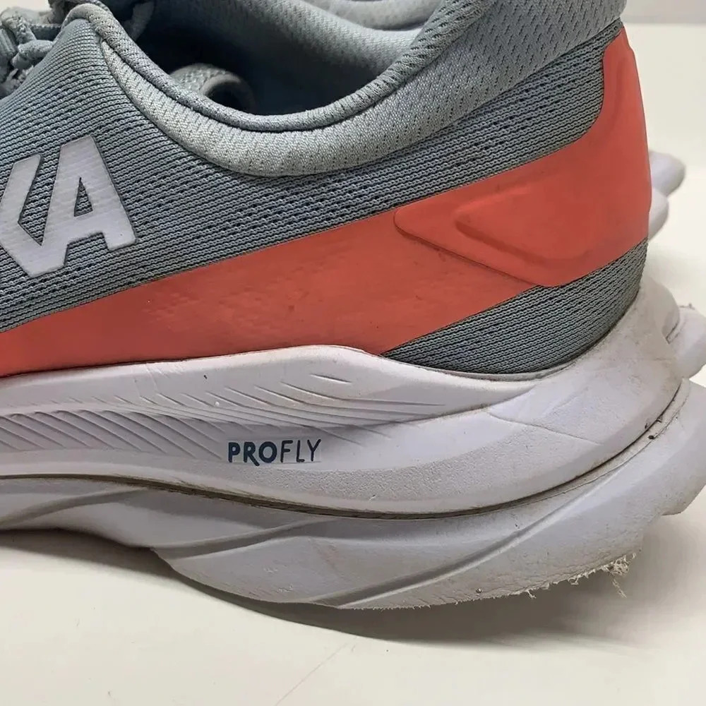 Hoka One One Mach 4 Pro Fly Running Sneakers Shoes Light Blue Women's 10.5 B - Picture 3 of 14